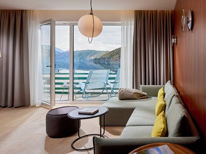 Luxusurlaub - Umgebungsschwerpunkt: Berg - Österreich - Wohnbereich - Seeglück Hotel Forelle