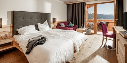 Luxusurlaub - Bettgrößen: Queen Size Bett - Zell am Ziller - Huberhof Südtirol - Panoramahotel Huberhof****s