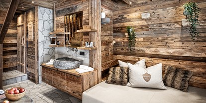 Luxusurlaub - Saunalandschaft: finnische Sauna - Zell am See - Bergdorf Prechtlgut