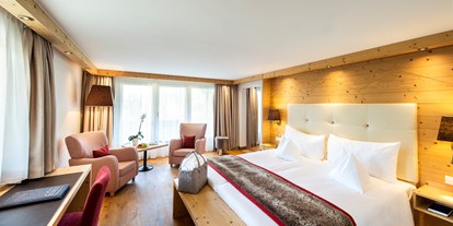 Luxusurlaub - barrierefrei - Leukerbad - Suite Golfhotel Les Hauts de Gstaad & SPA - GOLFHOTEL Les Hauts de Gstaad & SPA