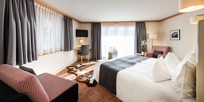 Luxusurlaub - Saunalandschaft: Dampfbad - Montreux - Doppelzimmer Chalet Golfino - GOLFHOTEL Les Hauts de Gstaad & SPA