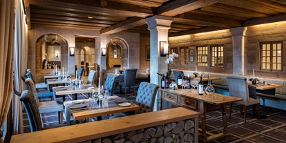 Luxusurlaub - barrierefrei - Leukerbad - Restaurant Belle Epoque - GOLFHOTEL Les Hauts de Gstaad & SPA