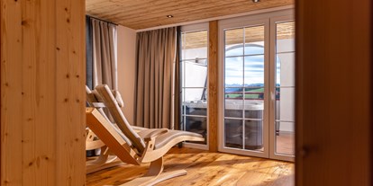 Luxusurlaub - Saunalandschaft: finnische Sauna - Hirschegg (Mittelberg) - Hanusel Hof Golf & Wellness Hotel