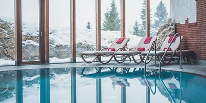 Luxusurlaub - Saunalandschaft: finnische Sauna - Hirschegg (Mittelberg) - SPA - Hotel Goldener Berg