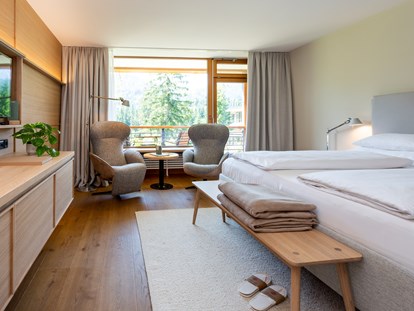 Luxusurlaub - Hotel-Schwerpunkt: Luxus & Wellness - Tegernsee - Doppelzimmer Gartenflügel  - Das Kranzbach