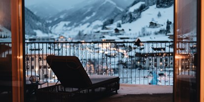 Luxusurlaub - Saunalandschaft: Außensauna - Salzburg - Hotel Nesslerhof Ski - Hotel Nesslerhof