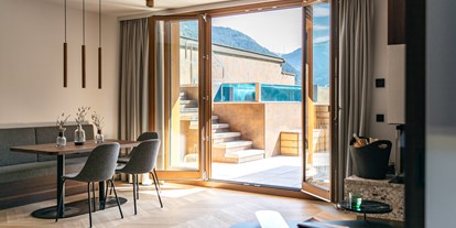 Luxusurlaub - Saunalandschaft: finnische Sauna - Haus (Haus) - Poolsuite Bergmagie - Hotel Nesslerhof