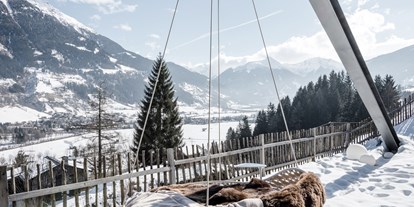 Luxusurlaub - Hotel-Schwerpunkt: Luxus & Skifahren - Hinterglemm - Ausblick Winter DAS.GOLDBERG - Das Goldberg