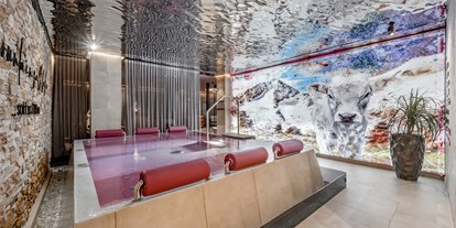 Luxusurlaub - Saunalandschaft: Infrarotkabine - Marling - Sole Pool - Hotel Gotthard-Zeit