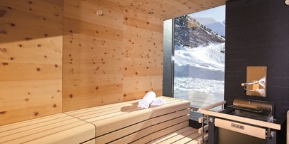 Luxusurlaub - Saunalandschaft: Dampfbad - Meransen - Sauna - Hotel Gotthard-Zeit