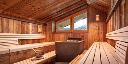 Luxusurlaub - Saunalandschaft: finnische Sauna - Fiss - Hotel Tirol