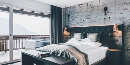 Luxusurlaub - Bettgrößen: King Size Bett - Völlan - Zimmer - Suite 1400 Deluxe - Hotel Golserhof