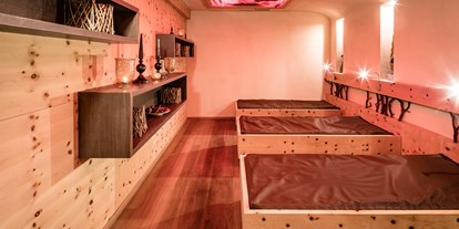 Luxusurlaub - Saunalandschaft: finnische Sauna - Pustertal - Almhof Call