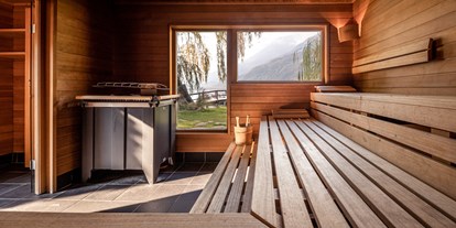 Luxusurlaub - Saunalandschaft: finnische Sauna - Kaltern am See - Seesauna - Parc Hotel am See
