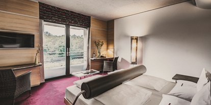 Luxusurlaub - Saunalandschaft: finnische Sauna - Doppelzimmer  - Hotel & Spa Linsberg Asia****Superior