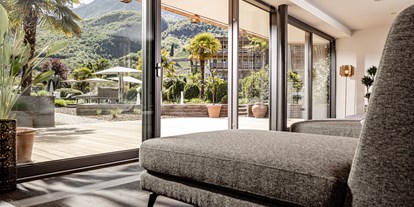 Luxusurlaub - Saunalandschaft: Textilsauna - Dorf Tirol - Lake Spa Hotel SEELEITEN