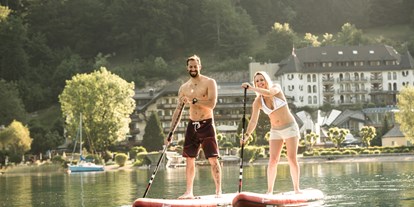 Luxusurlaub - Pools: Schwimmteich - Österreich - Sup'n am Fuschlsee - Ebner's Waldhof am See