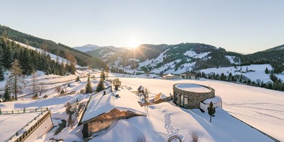 Luxusurlaub - Saunalandschaft: Dampfbad - Hof bei Salzburg - Übergossene Alm Resort