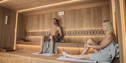 Luxusurlaub - Saunalandschaft: finnische Sauna - Scuol - Sauna - Eco Suites Amaril