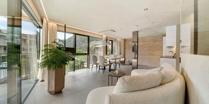 Luxusurlaub - Saunalandschaft: Biosauna - Kaltern am See - Penthouse Apartment - Eco Suites Amaril