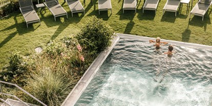 Luxusurlaub - Pools: Innenpool - Längenfeld - Wellnessgarten - Schlosshotel Fiss