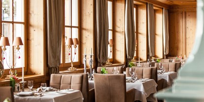 Luxusurlaub - Einrichtungsstil: modern - Grän - Hotelrestaurant - Schlosshotel Fiss
