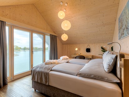 Luxusurlaub - Saunalandschaft: finnische Sauna - Residenzen am See - lakeside, Schlafzimmer I - VILA VITA Pannonia