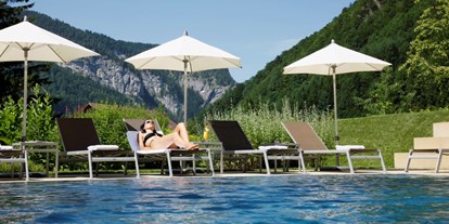 Luxusurlaub - Saunalandschaft: Außensauna - Ischgl - Sonne Mellau - Feel good Hotel