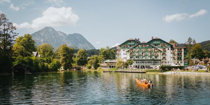 Luxusurlaub - Restaurant: vorhanden - Hof bei Salzburg - Hotel Seevilla Altaussee, direkt am Ufer des Altausseer Sees.  - Hotel Seevilla Altaussee
