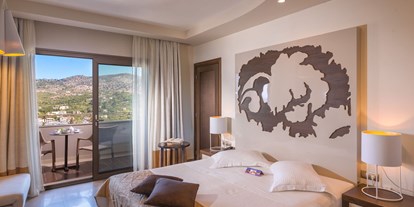 Luxusurlaub - Bettgrößen: King Size Bett - SIvota - Deluxe Double Room Sea View - Sivota Diamond Spa Resort