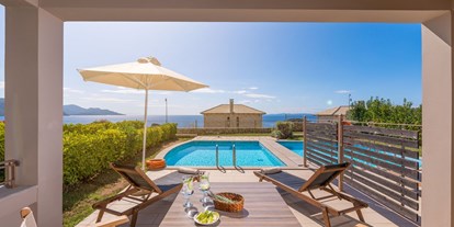 Luxusurlaub - Bettgrößen: King Size Bett - SIvota - Executive Junior Suite Sea View Private Pool - Sivota Diamond Spa Resort