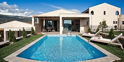 Luxusurlaub - Bettgrößen: King Size Bett - SIvota - Royal Villa Private Pool - Sivota Diamond Spa Resort
