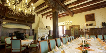 Luxusurlaub - Restaurant: vorhanden - Sachsen-Anhalt Nord - Bankett - Wasserschloss Westerburg
