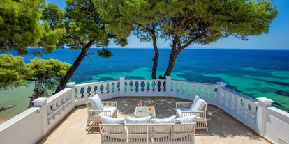 Luxusurlaub - Saunalandschaft: finnische Sauna - Griechenland - Mandarin Villa - Danai Beach Resort & Villas