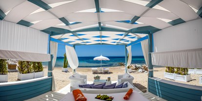 Luxusurlaub - Saunalandschaft: finnische Sauna - Griechenland - Beach Cabana - Danai Beach Resort & Villas