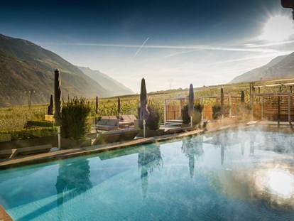 Luxusurlaub - Saunalandschaft: Dampfbad - Latsch (Trentino-Südtirol) - Solepool - Hotel das Paradies