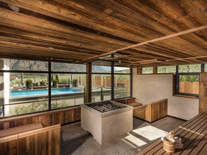 Luxusurlaub - Pools: Außenpool beheizt - Naturns - Sauna  - Hotel das Paradies