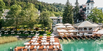 Luxusurlaub - Pools: Außenpool beheizt - Österreich - Schloss Seefels mit Marina - Hotel Schloss Seefels