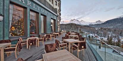 Luxusurlaub - Saunalandschaft: Dampfbad - Schweiz - Carlton Hotel, St. Moritz
