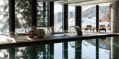 Luxusurlaub - Saunalandschaft: finnische Sauna - Carlton Hotel, St. Moritz