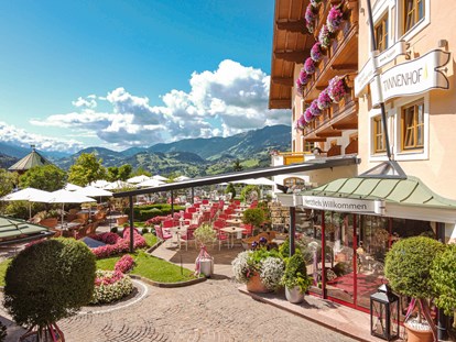 Luxusurlaub - Saunalandschaft: Biosauna - Dienten am Hochkönig - Alpines Lifestyle Hotel Tannenhof