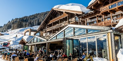 Luxusurlaub - Saunalandschaft: Infrarotkabine - Nationalpark Hohe Tauern - Außsenansicht My Alpenwelt Resort und Susi Alm | Winter - MY ALPENWELT Resort****SUPERIOR