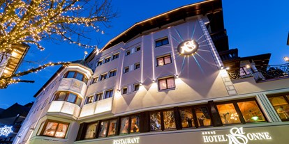 Luxusurlaub - Saunalandschaft: Biosauna - Fiss - Hotel Sonne im Winter - Hotel Sonne