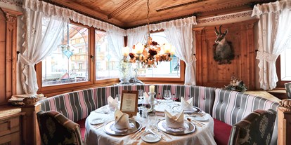 Luxusurlaub - Saunalandschaft: finnische Sauna - Hirschegg (Mittelberg) - Restaurant  - Hotel Sonne