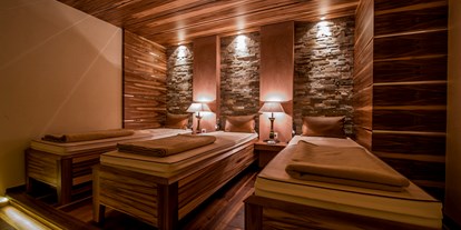Luxusurlaub - Saunalandschaft: finnische Sauna - Scuol - Ruheraum - Hotel Sonne