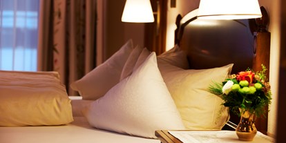 Luxusurlaub - Bettgrößen: Doppelbett - Fontanella - Hotel Jagdhaus Monzabon