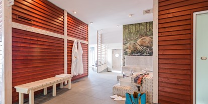 Luxusurlaub - Saunalandschaft: finnische Sauna - Deutschland - Saunabereich - Strand-Hotel Hübner