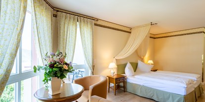 Luxusurlaub - Bettgrößen: Doppelbett - Hessen Süd - Deluxe Zimmer - Vila Rheinfels - Hotel Schloss Rheinfels