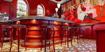 Luxusurlaub - Bar: Hotelbar - Mosel - DIE BAR IM PARISER JUGENDSTIL - Romantik Jugendstilhotel Bellevue