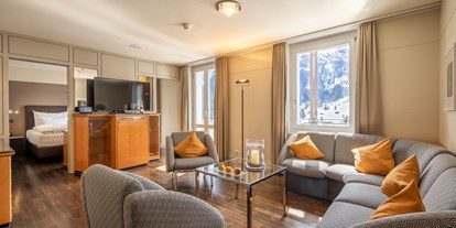 Luxusurlaub - Wellnessbereich - Familienzimmer Eiger, Hotel Belvedere Grindelwald - Belvedere Swiss Quality Hotel Grindelwald